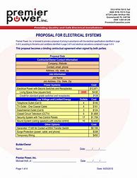 Image result for Electrical Service Agreement