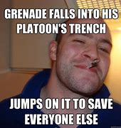 Image result for Jump On Grenade Meme