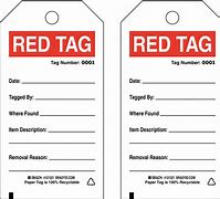 Image result for 5S Red Tag Items