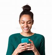 Image result for Girl Standing On Her Phone