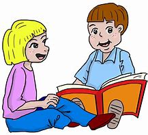 Image result for Kids Reading a Book Clip Art