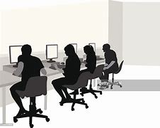 Image result for Computer Vector Art Silhouette