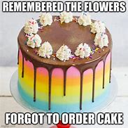 Image result for Cake Makes Me Happy Meme