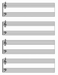 Image result for Printable Blank Piano Staff Paper