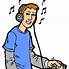 Image result for Boy Relaxing Listening to Music Clip Art