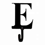 Image result for Iron Wrought Letter Black E