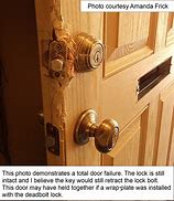 Image result for Broken Door Lock