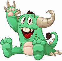 Image result for Cartoon Character Clip Art Scary