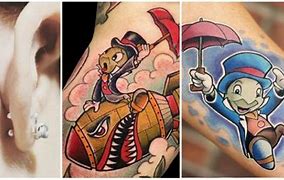 Image result for Jiminy Cricket Tattoo Designs