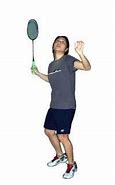 Image result for Badminton Before Hitting Pose
