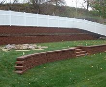 Image result for Corner Brick Wall On Hill