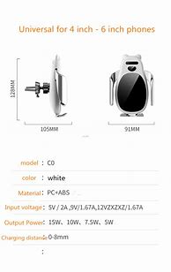 Image result for Induction Phone Charger for Car