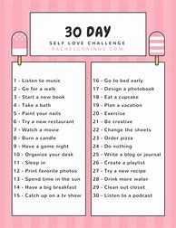 Image result for 30 Days Self-Love Challenge for Women