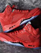 Image result for Jordan Retro 5 Red Purple ND Green