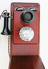 Image result for Antique Wall Phones Wooden
