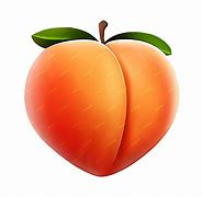 Image result for Kiss Peach Emoji