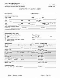 Image result for Blank Information Sheet