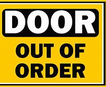 Image result for Print Out of Order Sign