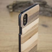 Image result for Black iPhone with Wooden Brown