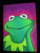 Image result for Kermit the Frog Meme Painting