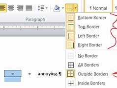 Image result for How to Add Bottom Border Word