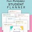 Image result for Student Day Planner Free Printable