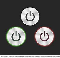 Image result for White Power Button