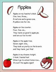 Image result for Poems About Apple's