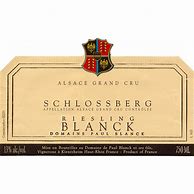 Image result for Paul Blanck Riesling Schlossberg Vieilles Vignes