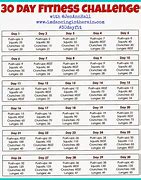 Image result for 30-Day Fitness Calendar Printable