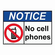 Image result for Cops Cell Phone Use Sign Printable