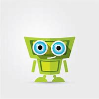 Image result for Green Robot Cartoon