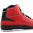 Image result for Air Jordans 2 Red Black