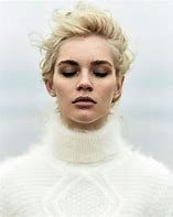 Image result for Fuzzy White Sweater