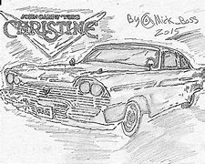 Image result for Christine Car Drawing