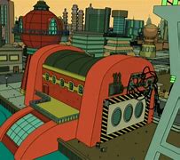 Image result for Futuristic City Futurama Sketch