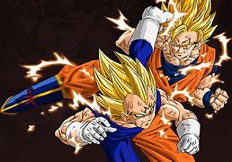 Image result for Dragon Ball Z Goku vs Vegeta Art