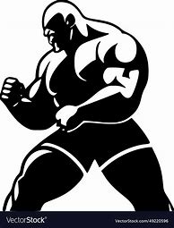 Image result for Afro-American Wrestling Black and White