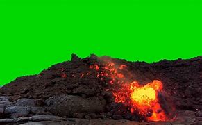 Image result for Volcano Greenscreen