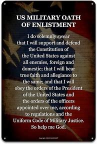 Image result for Re Enlistment Oath