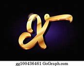 Image result for Greek Letter X Gold