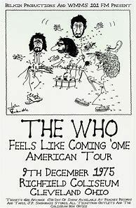 Image result for The Who Concert Posters