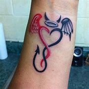 Image result for Devil with Halo Tattoo