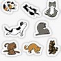 Image result for Cute White Cat Stickers