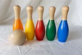 Image result for Rainbow Bowling Pins