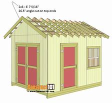 Image result for 10X12 Gable Shed Plans