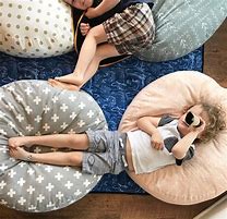 Image result for Round Floor Pillows for Sitting