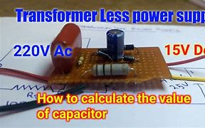 Image result for Power Supply Capacitor Calculator