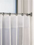 Image result for Small Cafe Curtain Rod with Rings