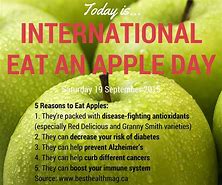 Image result for International Eat an Apple Day